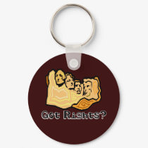 Got Rights? Keychain by shaeamia Got Rights? Keychain
