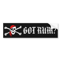 Got Rum Bumper Sticker