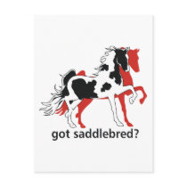 Got Saddlebred? postcards by NickerStickers Got Saddlebred? postcards