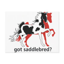 Got Saddlebred? postcards by NickerStickers Got Saddlebred? postcards
