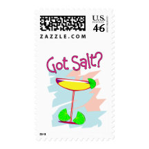 Got Salt?  Margarita Lovers T-Shirts & Gifts Postage