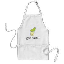 Got Salt? Tequila Shot with Lime Apron