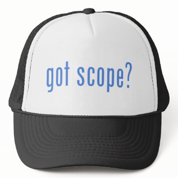 got scope? Trucker Hat < Birder T-Shirts & Gift Ideas inspired by Pop Culture < Magnificent Frigatebird