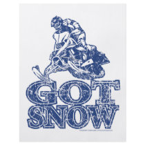 Got-Snow-Distressed-Blue Flyer Design