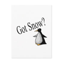 Got Snow postcards by CelebrationZazzle Got Snow postcards