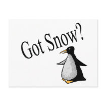 Got Snow postcards by CelebrationZazzle Got Snow postcards