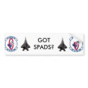 GOT SPADS? bumper stickers by Inches337 GOT SPADS? bumper stickers