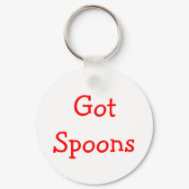Got Spoons keychains by Debspics Got Spoons keychains
