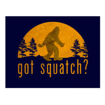 Got Squatch? Vintage Post Card