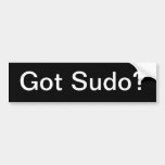 Got sudo sticker Got Sudo sticker? Bumper Sticker