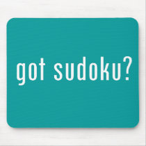 got sudoku? mousepads