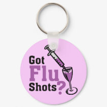 Got sWine Flu shots ? keychains