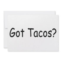Got Tacos invitations