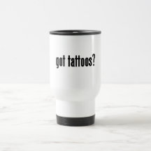 got tattoos? mug