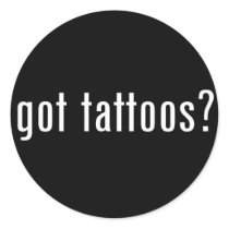 got tattoos? stickers