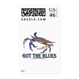 Got The Blues Postage Stamps