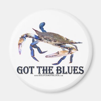 Got The Blues Refrigerator Magnets