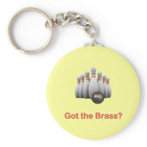 Got the Brass Bowling Key Chain