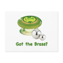 Got the Brass Pinball Postcard