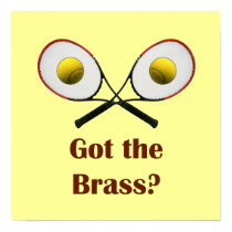 Got the Brass Tennis Print