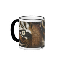 Got the eye of the tiger (Metallic Imprint) Coffee Mugs