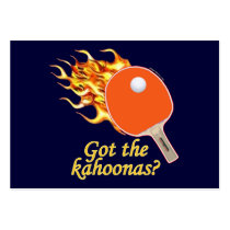 Got The Kahoonas Flaming Ping Pong