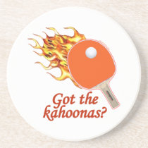 Got The Kahoonas Flaming Ping Pong Coaster