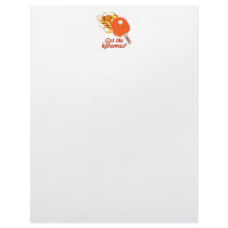 Got The Kahoonas Flaming Ping Pong Letterhead Design