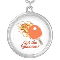 Got The Kahoonas Flaming Ping Pong Pendants