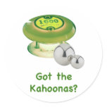 Got the Kahoonas Pinball Classic Round Sticker