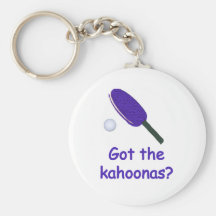 Got the Kahoonas Ping Pong Key Chain