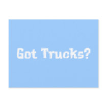 Got Trucks Gifts postcards