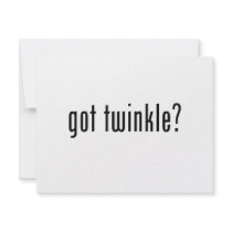 got twinkle? personalized invitations
