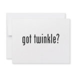 got twinkle? personalized invitations