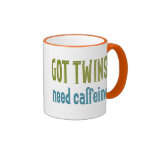 GOT TWINS need caffeine Coffee Mugs