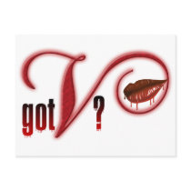 Got V - Vampire Blood postcards