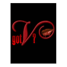 Got V - Vampire Blood Postcard