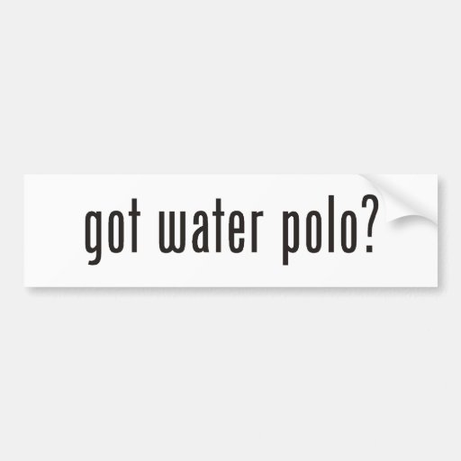 got water polo? bumper stickers
