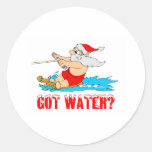 Got Water? Santa Stickers