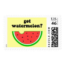 Got watermelon? postage stamp