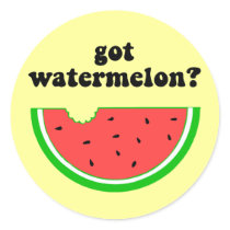 Got watermelon? stickers by barbecueboutique Got watermelon? stickers