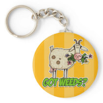 got weeds goat keychains