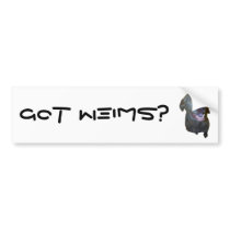 Got Weims? weimaraner bumper sticker