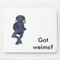 Got weims? wemaraner mouse mats