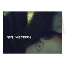 GOT WICKED? cards