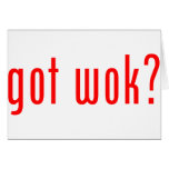 got wok? cards
