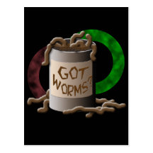 Got Worms? Post Card