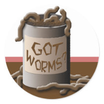 Got Worms? Stickers