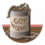 Got Worms? Stickers