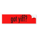 got yiff? bumper stickers by Captain_Oz got yiff? bumper stickers